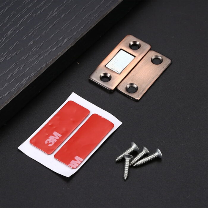 1 Set Hardware Door Stopper magnetism strong door closer magnetic door lock - Image 3
