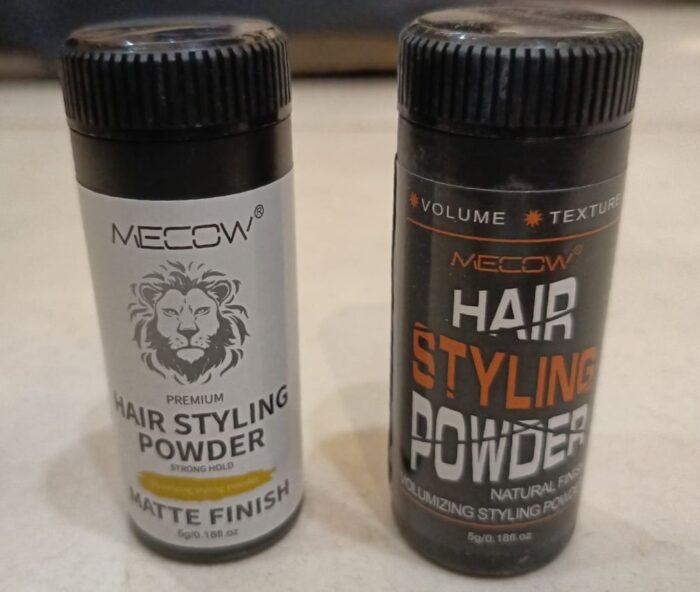 MECOW Hair Styling Texture Powder For Men And Women,Volumzing Powder for Natural Matte Hairnetstyle Look 5g - Image 2