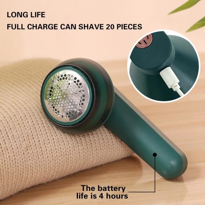 Electric Lint Remover For Clothing Sweater Anti Pilling Razor Coat Hair Ball Trimmer Rechargeable Plush Clothing Razor Remover (Random color) - Image 1