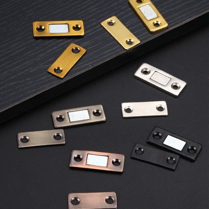 1 Set Hardware Door Stopper magnetism strong door closer magnetic door lock - Image 4