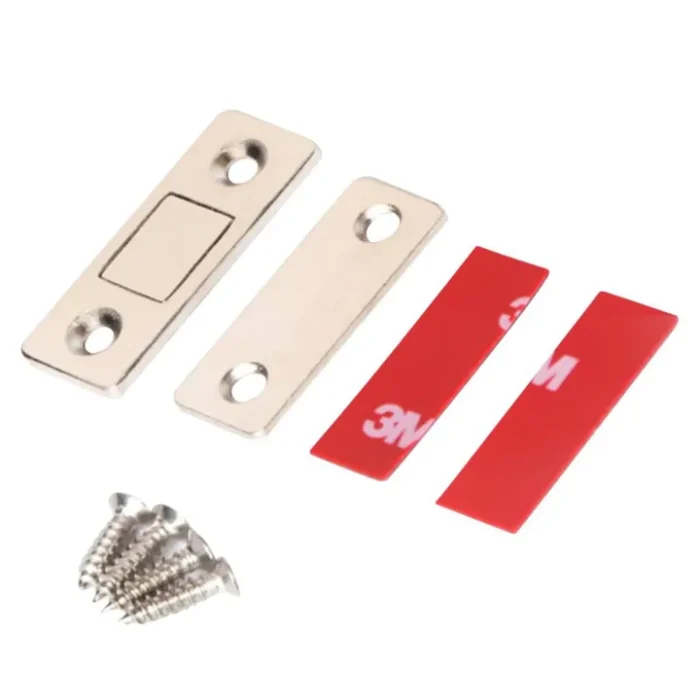 1 Set Hardware Door Stopper magnetism strong door closer magnetic door lock - Image 8