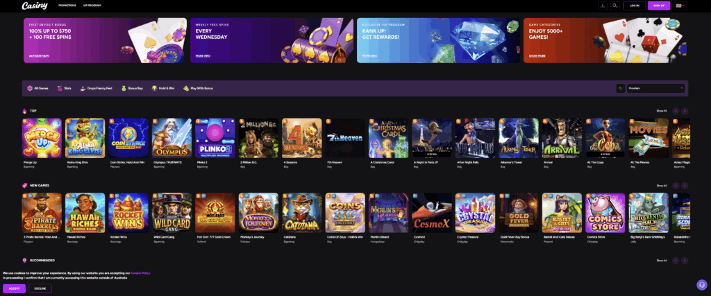 Comprehensive Casiny Casino Review Comprehensive Casiny Casino Review